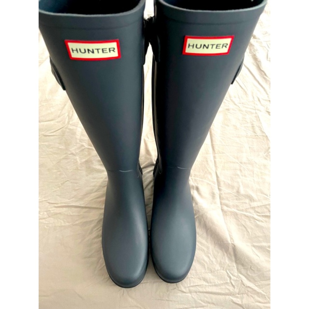 Gray, size 7, new without tags/box, Hunter boots